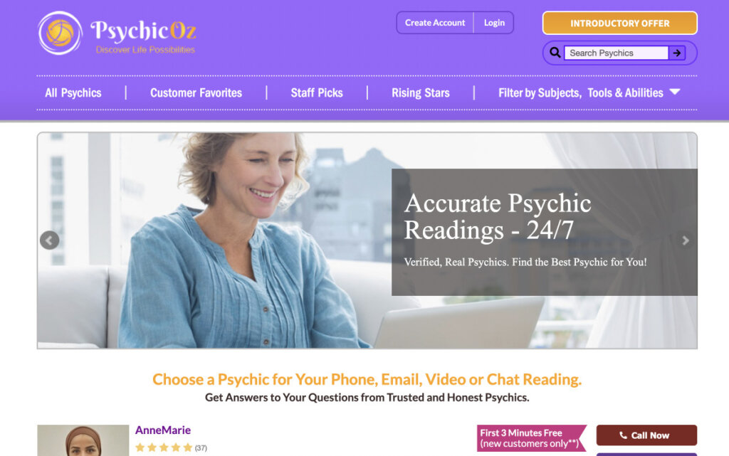 PsychicOz Website Review